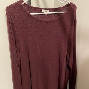 Plum sweater